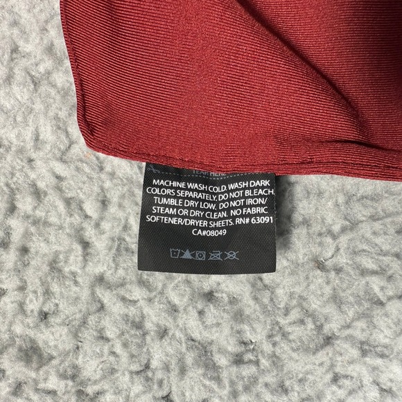 New Balance Performance Tie Back Headband Size OS Maroon - Picture 6 of 8